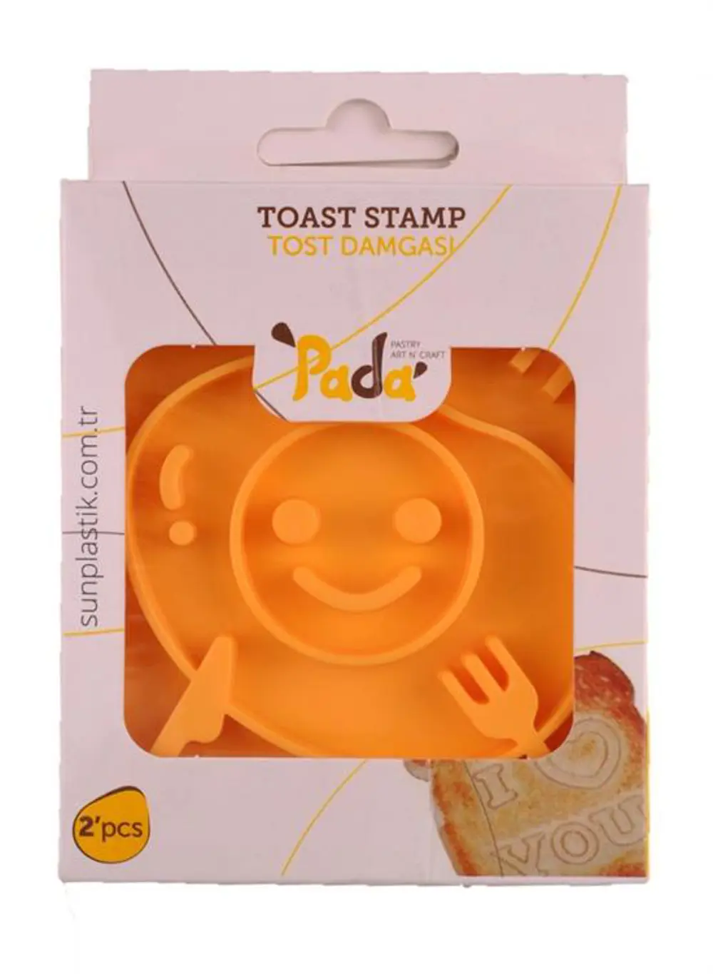 Sevimli Dekoratif Tost Damgası Tost Ekmeği Şekil Verici Damga (47