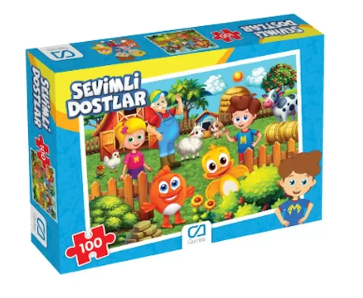 Sevimli Dostlar Puzzle 100