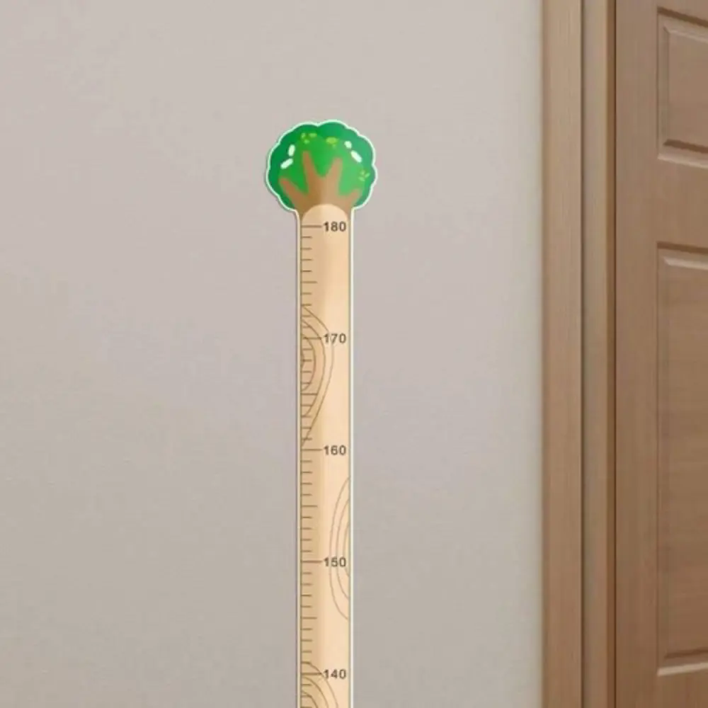 Sevimli Figürlü Çocuk Odası Boy Ölçer Sticker 180 cm