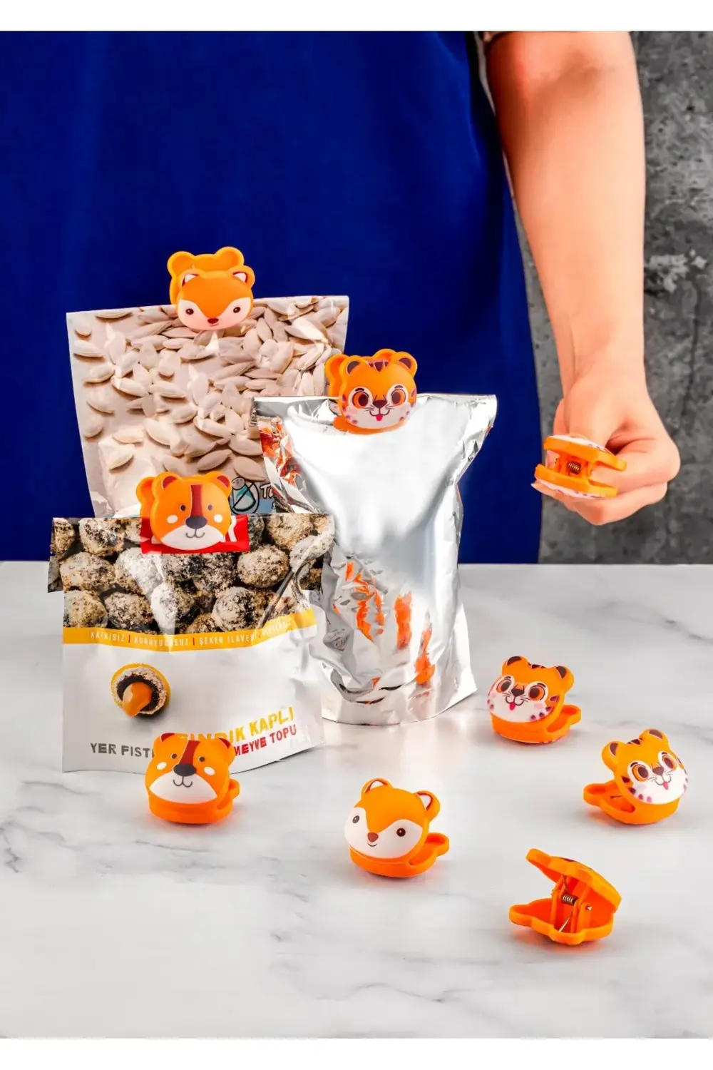 Sevimli Hayvan Figürlü Paket Klipsi | Renkli ve Dayanıklı Mandal Sevimli Hayvan Figürlü Paket Klipsi | Renkli ve Dayanıklı Mandal