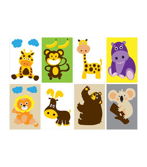 Artikel Sevimli Hayvanlar Tb-001 16,5X23 Cm Tuz Boyama Seti (8 Adet)(8 Ad Artikel Sevimli Hayvanlar Tb-001 16,5X23 Cm Tuz Boyama Seti (8 Adet)(8 Ad