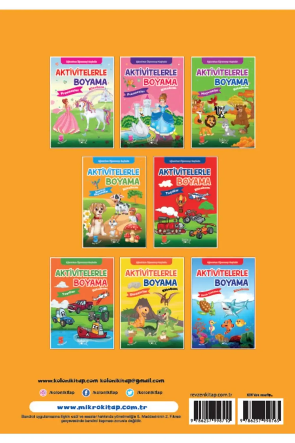 Sevimli Hayvanlar - Aktivitelerle Boyama Kitabım