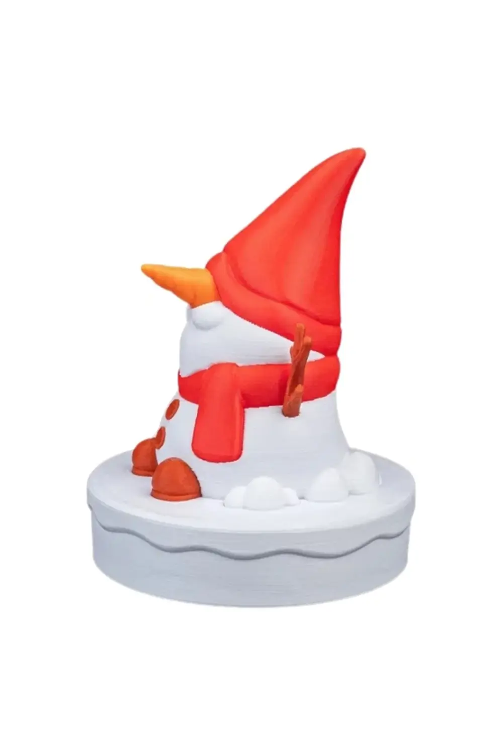 Sevimli Kardan Adam Biblo 8 cm - Kış Konseptli Masaüstü Figürü