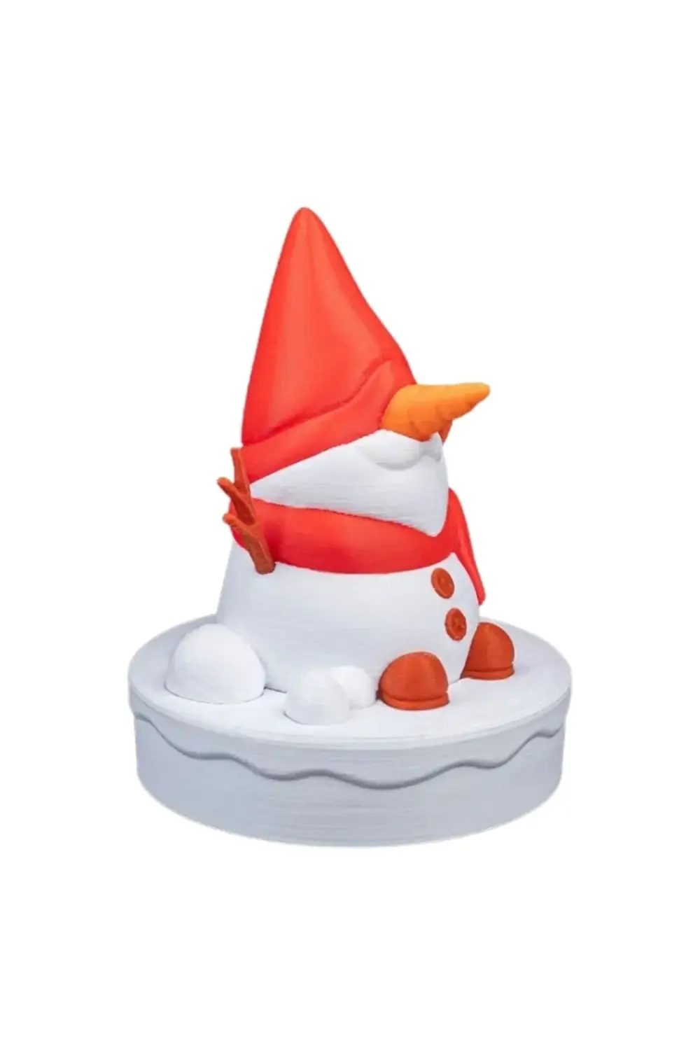 Sevimli Kardan Adam Biblo 8 cm - Kış Konseptli Masaüstü Figürü