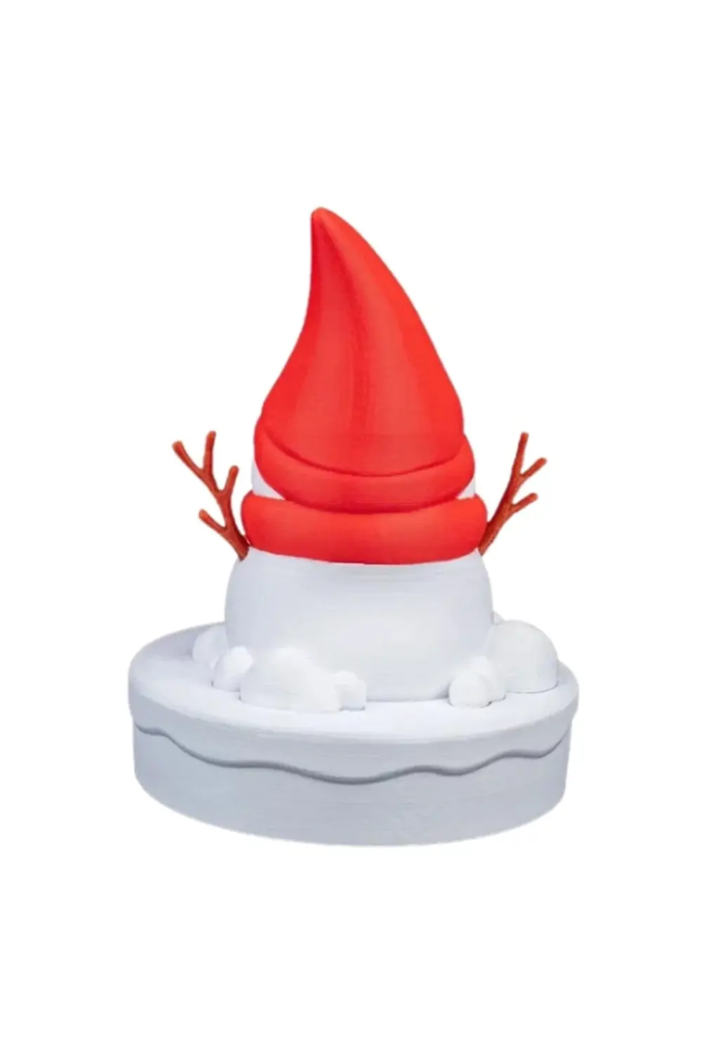 Sevimli Kardan Adam Biblo 8 cm - Kış Konseptli Masaüstü Figürü