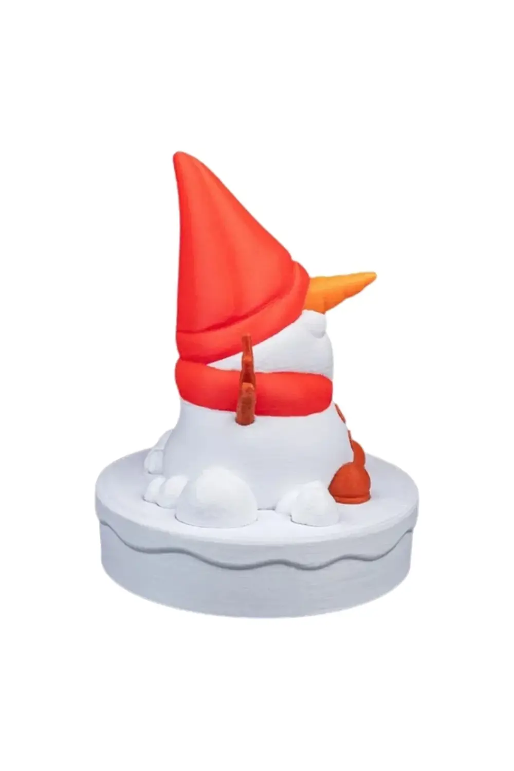 Sevimli Kardan Adam Biblo 8 cm - Kış Konseptli Masaüstü Figürü