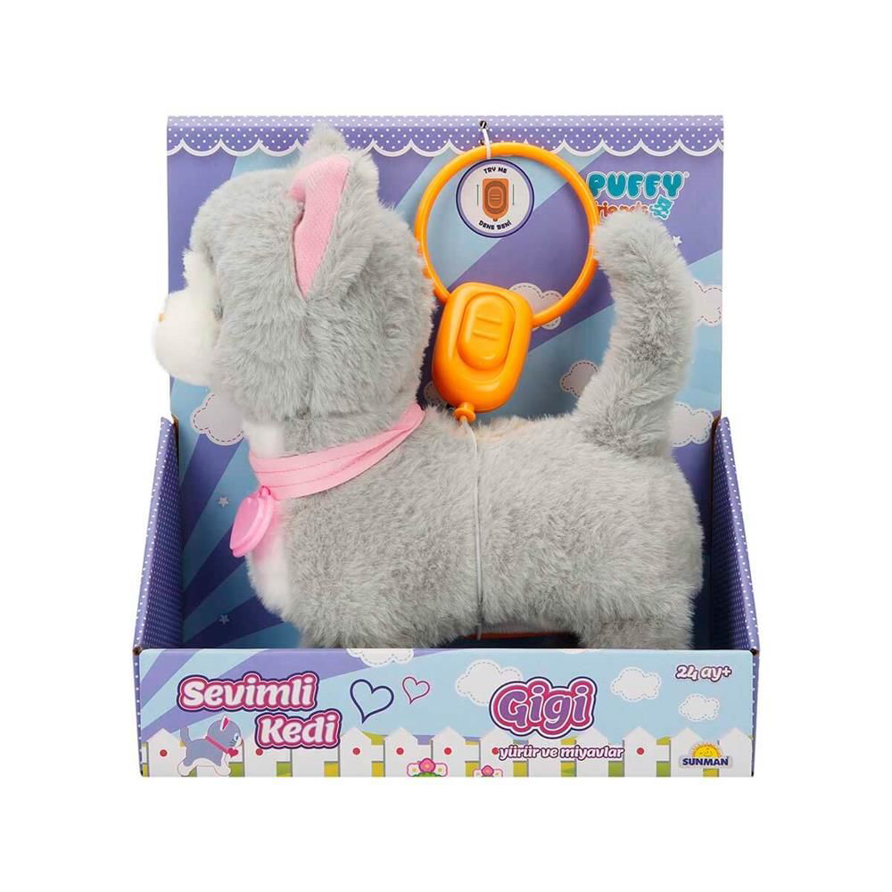 Sevimli Kedi Gigi Sesli ve Hareketli