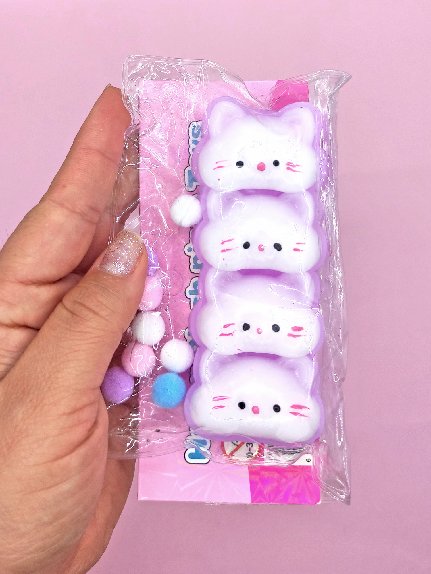Limmy Sevimli Kedi Suratları Squishy Taba Sukuşi Yumuşacık (10X4cm) Ked