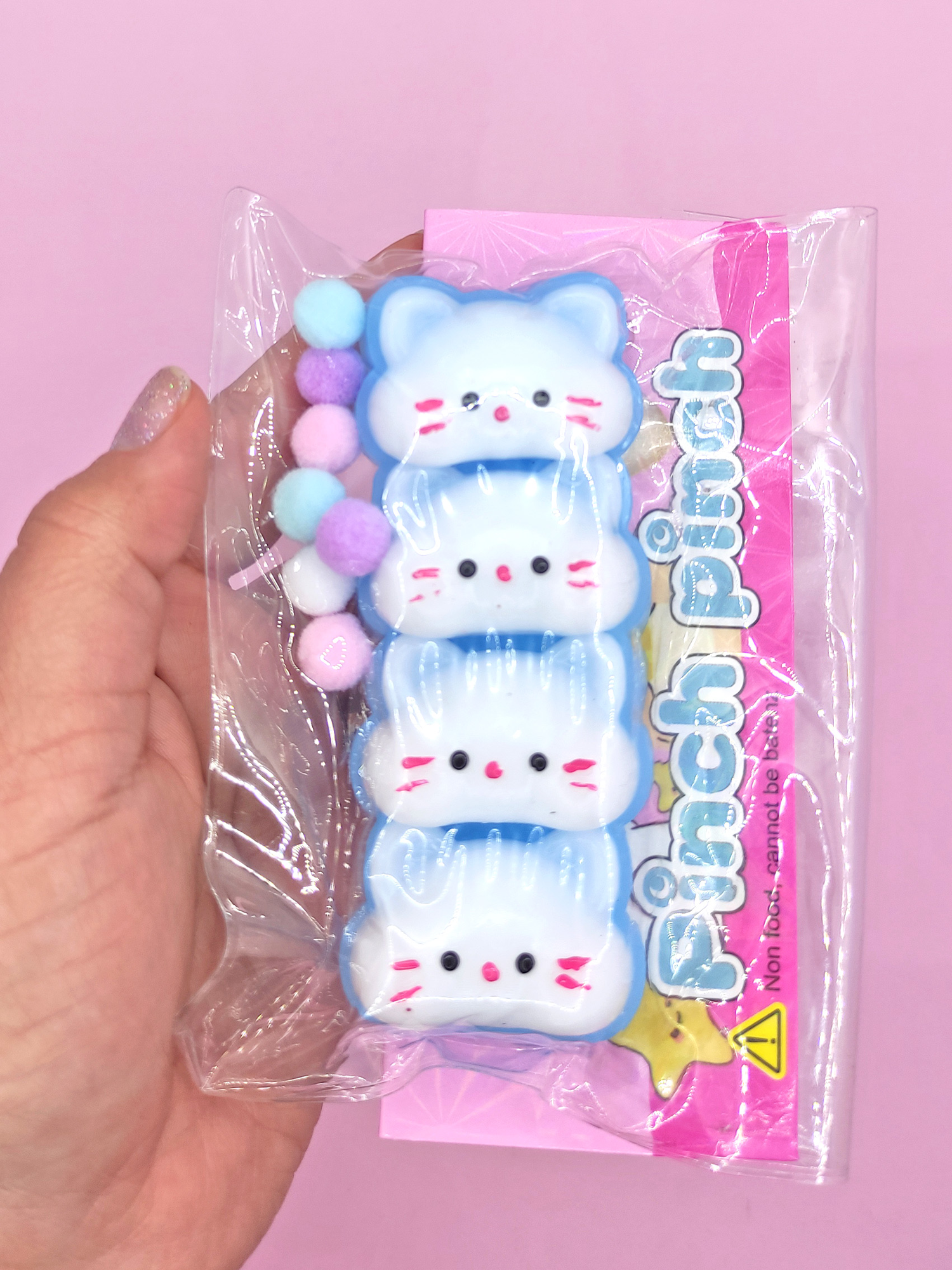 Limmy Sevimli Kedi Suratları Squishy Taba Sukuşi Yumuşacık (10X4cm) Ked