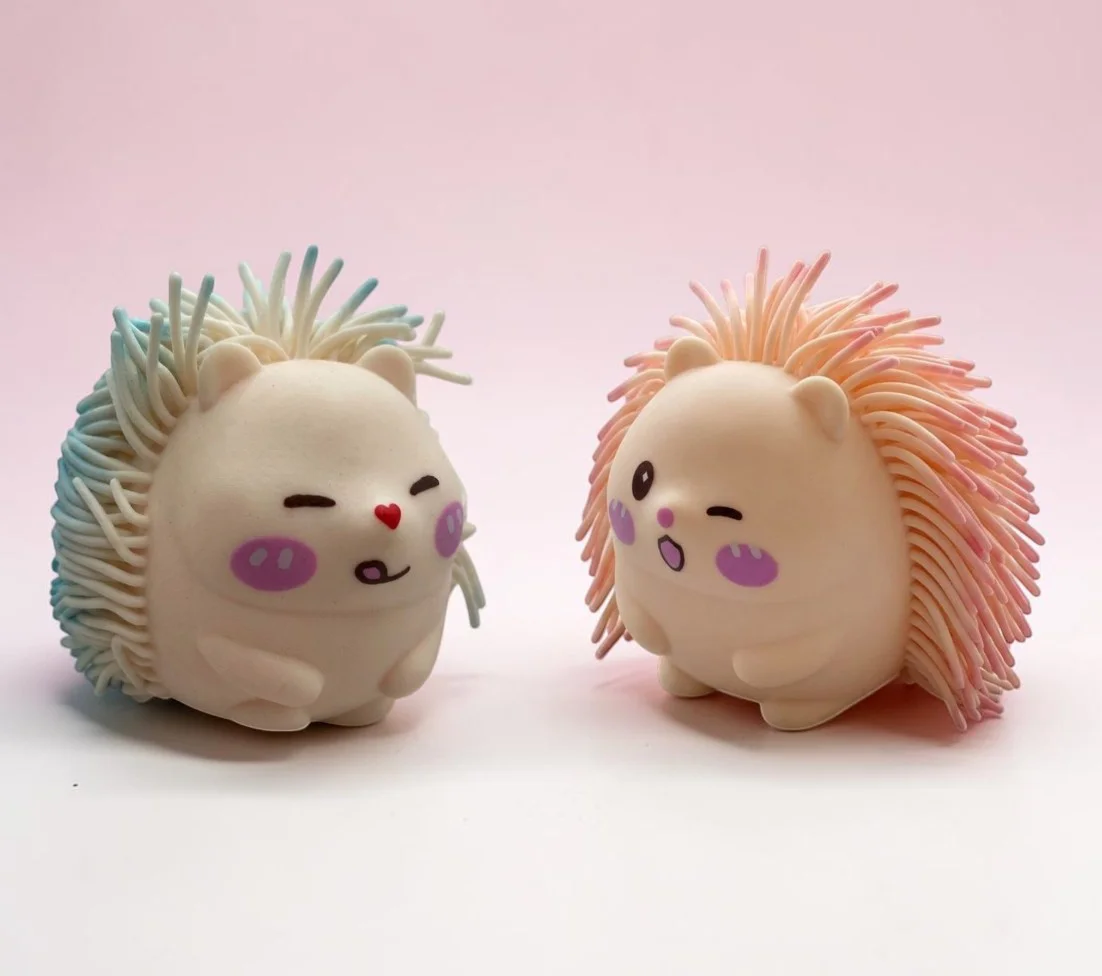 Sevimli Kirpi Squishy Renkli Yumuşak Stres Atıcı Squishy - 1 Adet