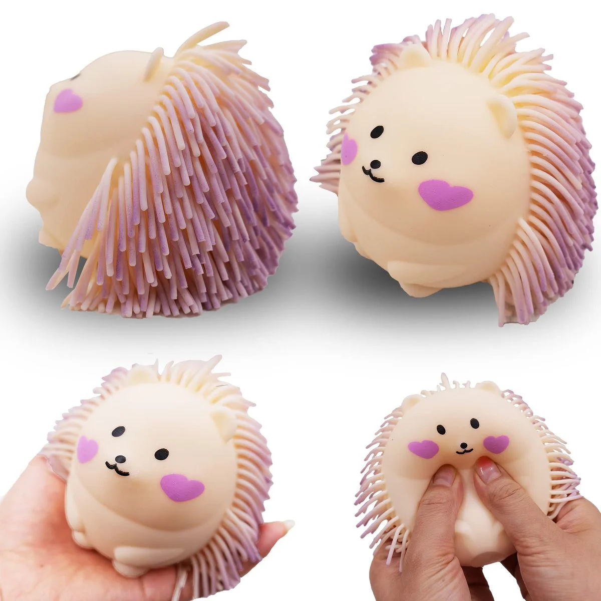 Sevimli Kirpi Squishy Renkli Yumuşak Stres Atıcı Squishy - 1 Adet