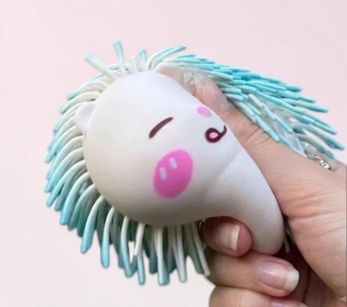 Sevimli Kirpi Squishy Renkli Yumuşak Stres Atıcı Squishy - 1 Adet