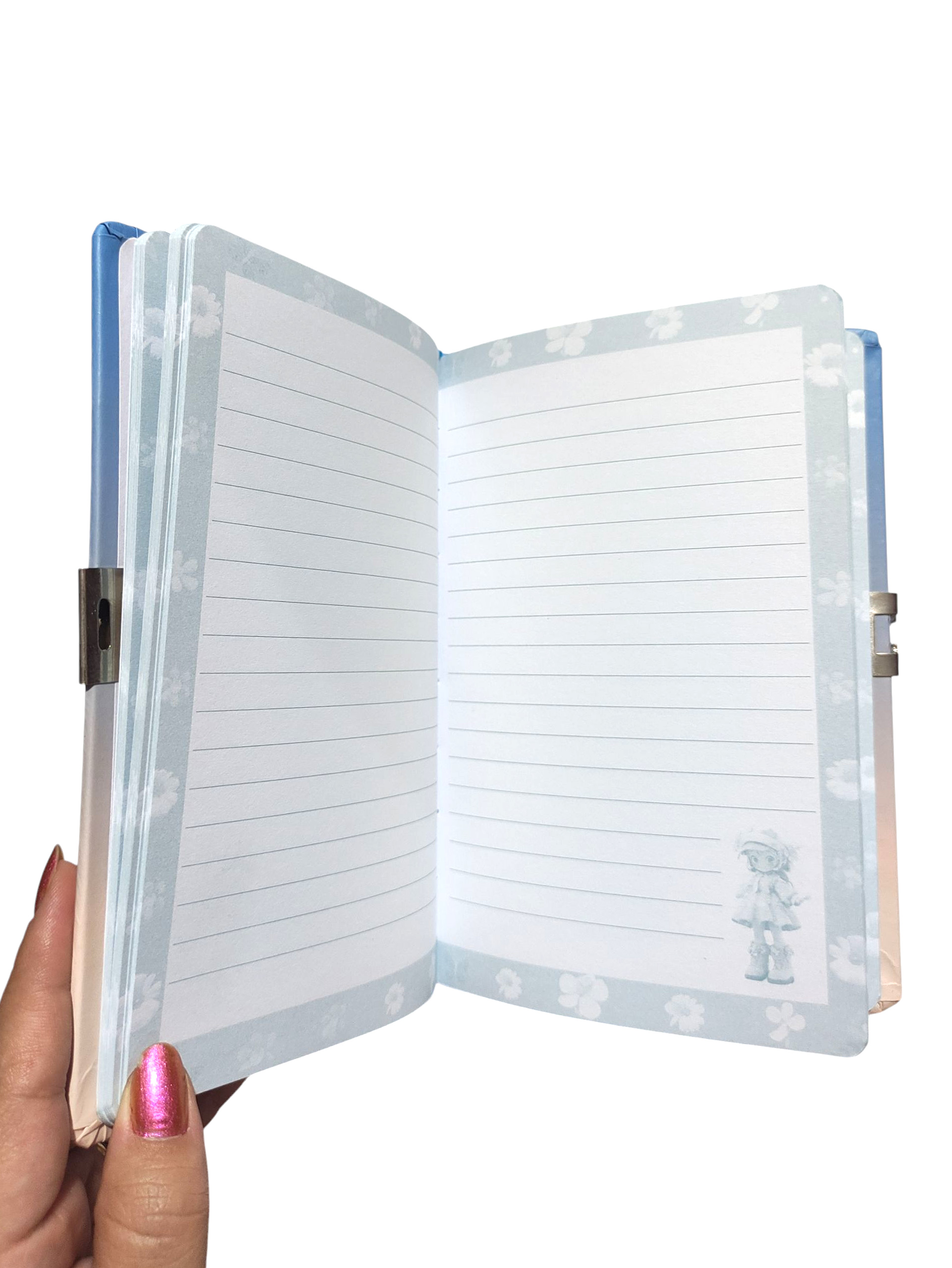 Sevimli Kız Hatıra Defteri (Günlük) Kilitli Defter 80 yaprak - Ye