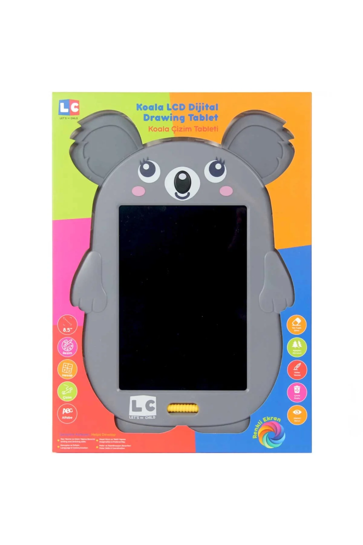 Sevimli Koala Çizim Tableti 22 cm