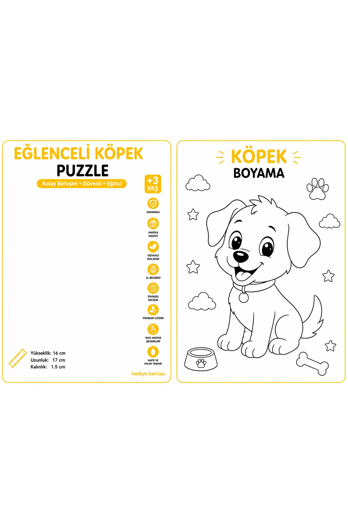 Sevimli Köpek 3D Baskı Puzzle – 5 Parça Eğitici Çocuk Yapbozu (3+ Yaş) Sevimli Köpek 3D Baskı Puzzle – 5 Parça Eğitici Çocuk Yapbozu (3+ Yaş)