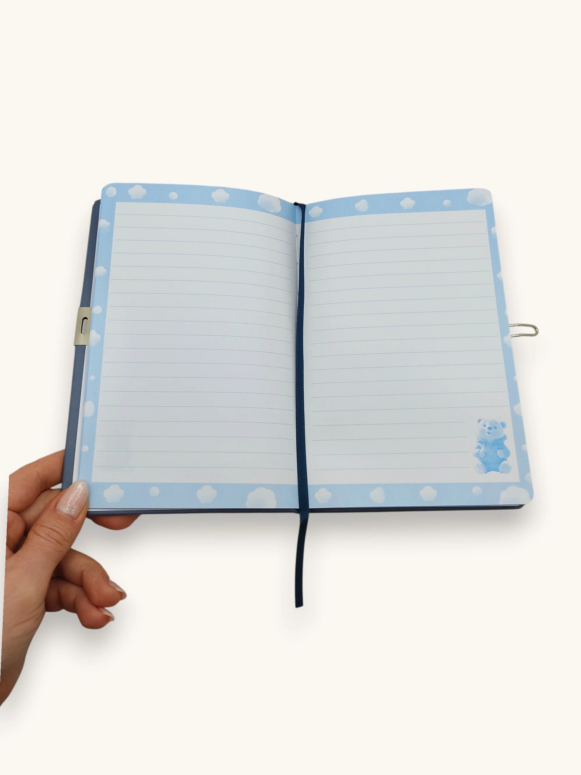 Sevimli Kutup Ayısı Hatıra Defteri (Günlük) Kilitli Defter 80 yap