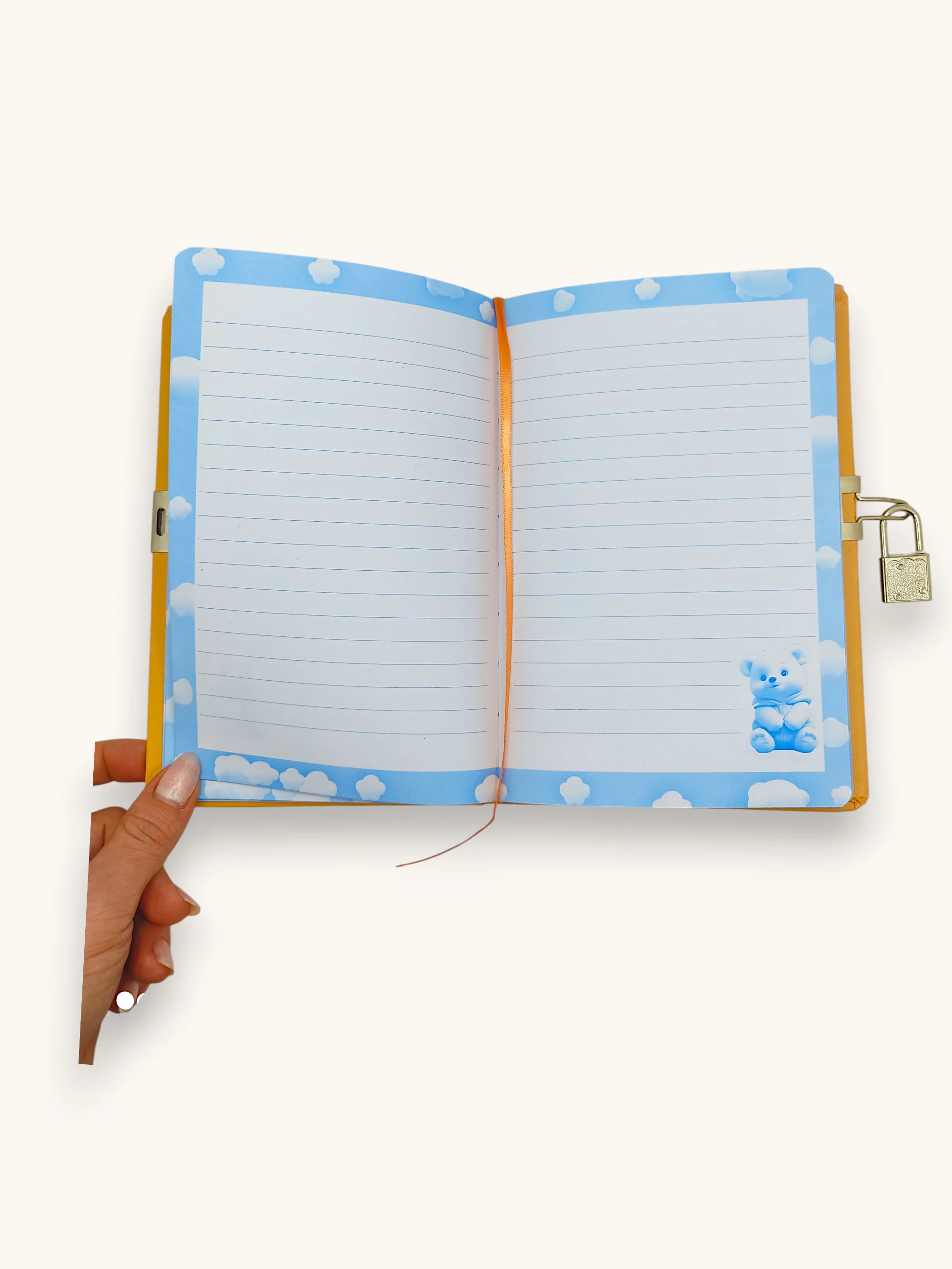 Sevimli Kutup Ayısı Hatıra Defteri (Günlük) Kilitli Defter 80 yap