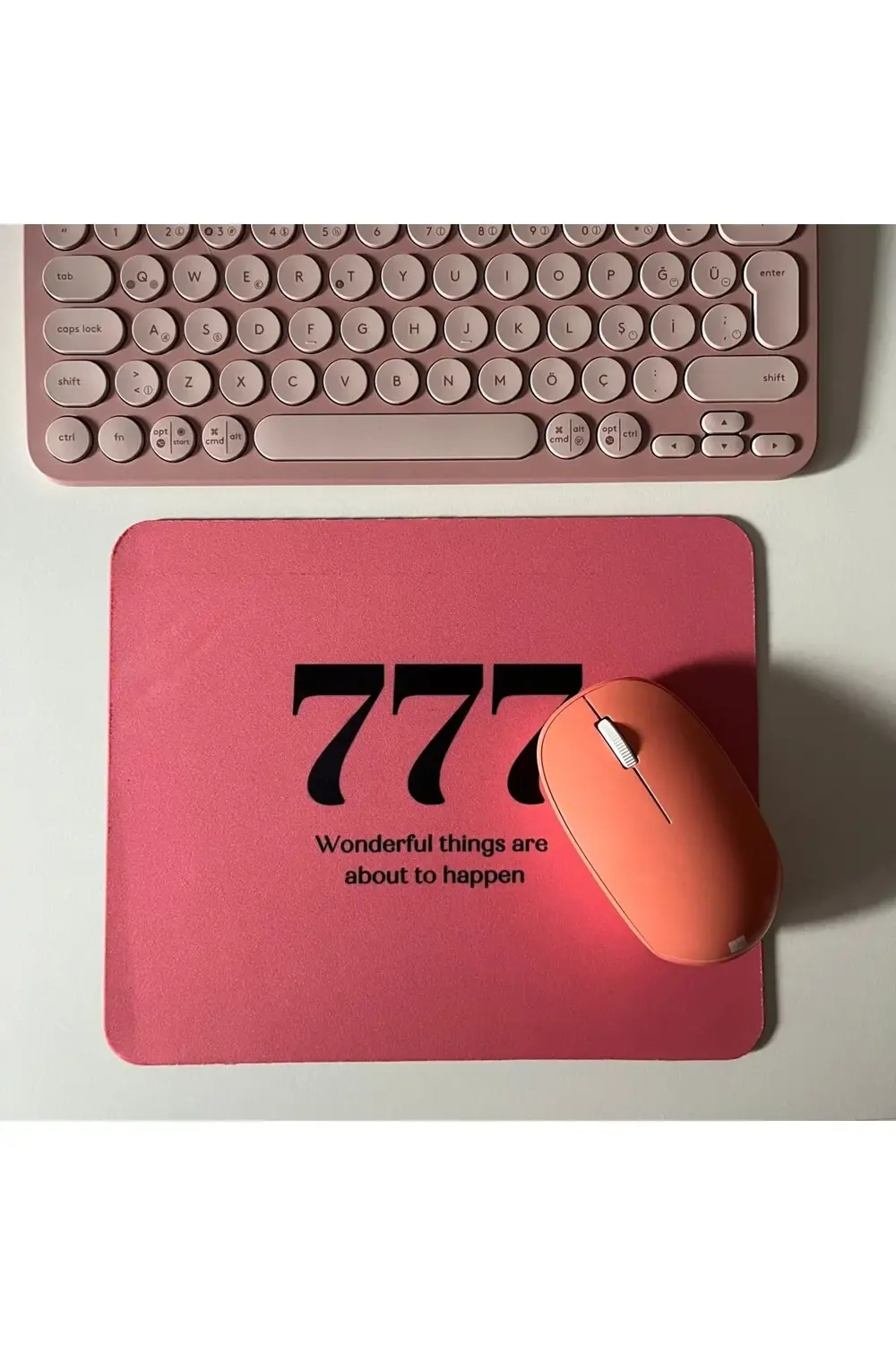 Sevimli Manifest Mouse Pad, 21x17 cm, Kaymaz Taban, Ev, Ofis ve O