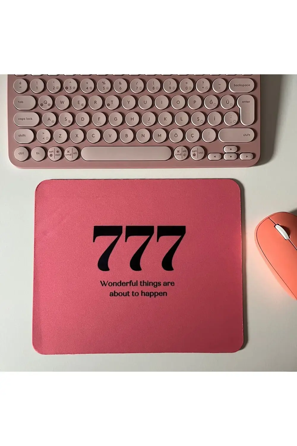 Sevimli Manifest Mouse Pad, 21x17 cm, Kaymaz Taban, Ev, Ofis ve O