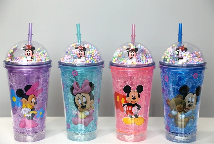 Sevimli Mickey Mouse Işıklı Pipetli Boncuklu Suluk & Bardak 400 Ml Alk3147 Sevimli Mickey Mouse Işıklı Pipetli Boncuklu Suluk & Bardak 400 Ml Alk3147