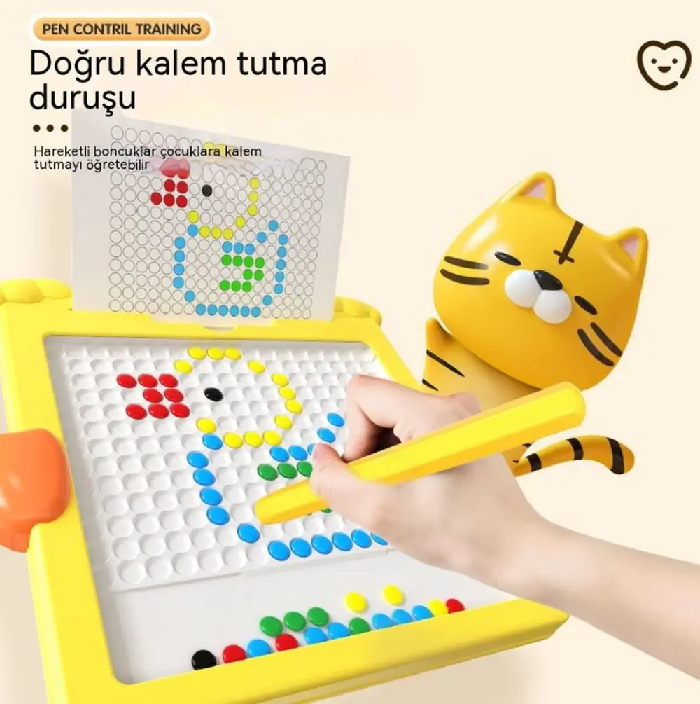 Sevimli Ördek Manyetik Çizim Tahtası Kalem Tutmaya Yardımcı Eğiti