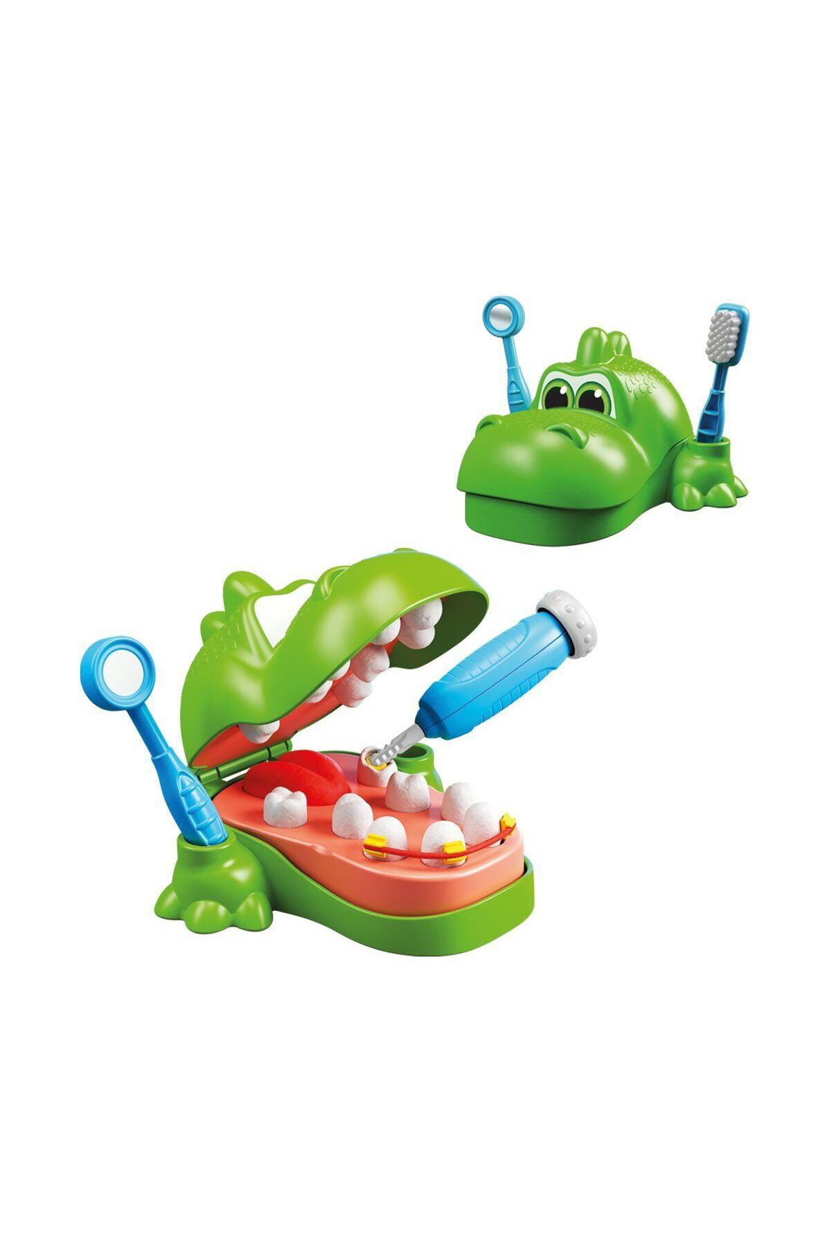 Art Craft Sevimli Oyuncak Dişçi Dino Oyun Hamuru Set + Diş Doktor Aksesuarl