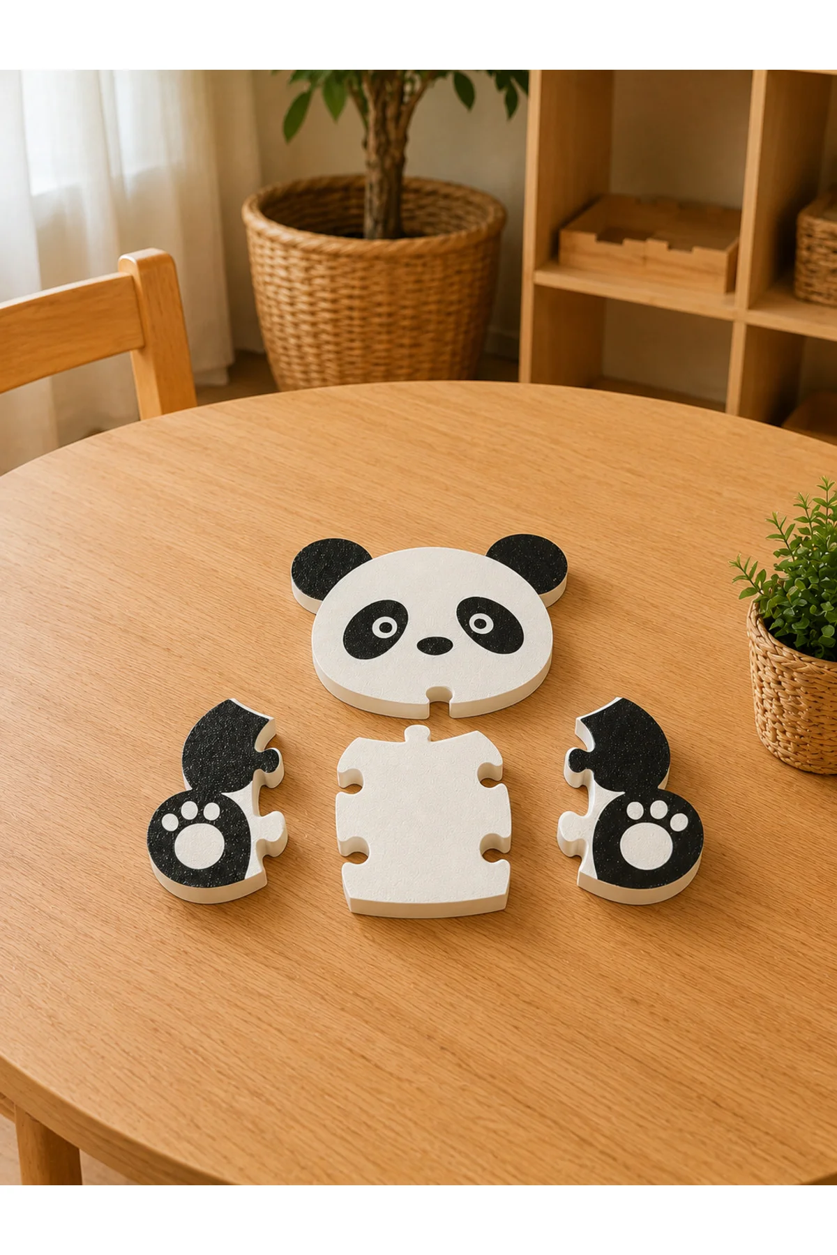 Sevimli Panda 3D Baskı Puzzle – 5 Parça Eğitici Çocuk Yapbozu (3+ Yaş) Sevimli Panda 3D Baskı Puzzle – 5 Parça Eğitici Çocuk Yapbozu (3+ Yaş)