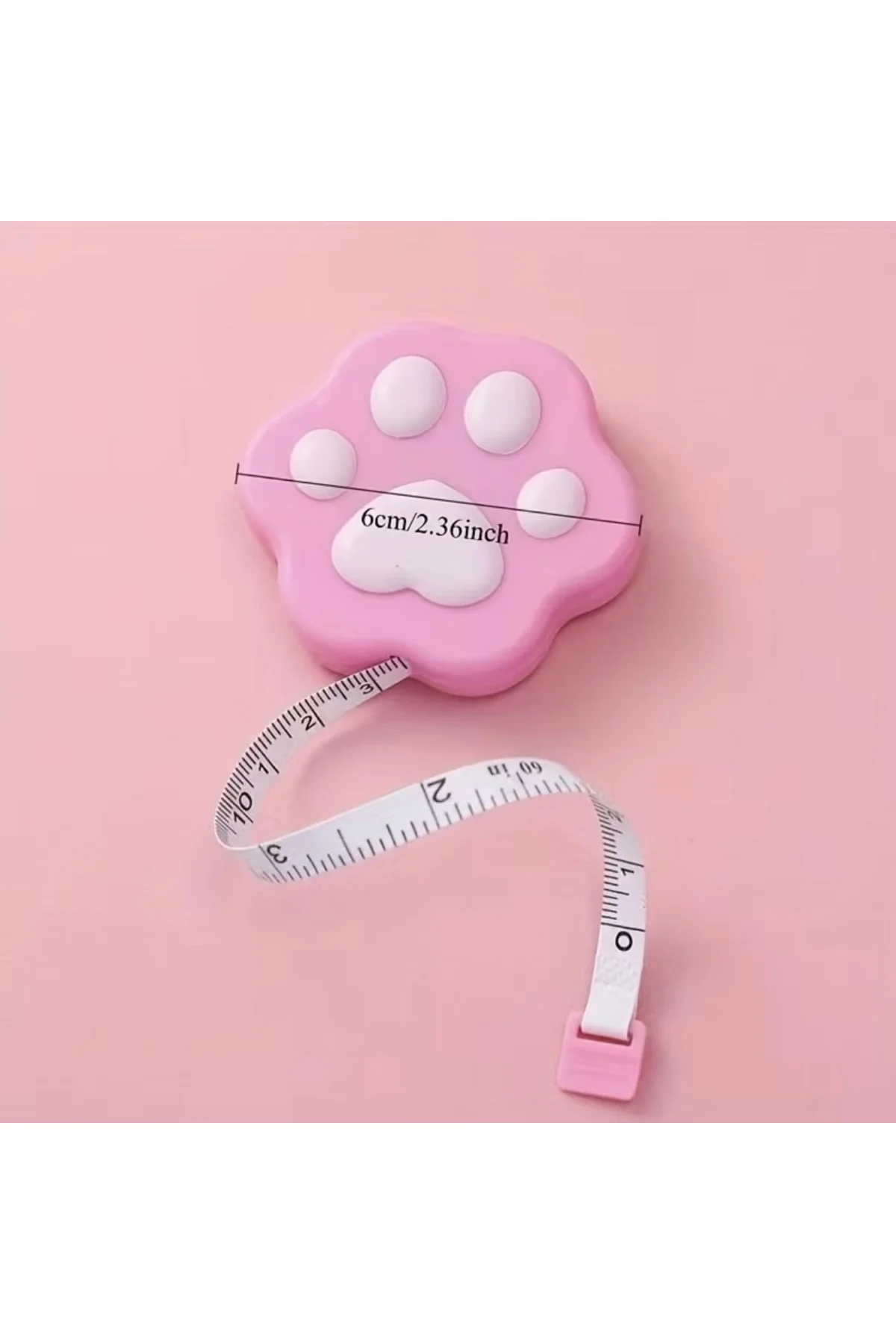 Sevimli Pati Otomatik Mezura Mavi