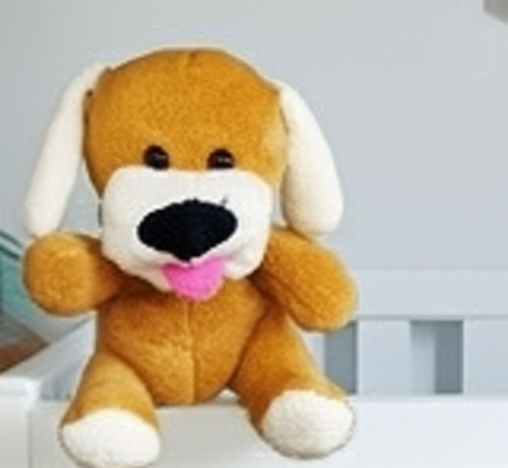 Sevimli Peluş Oyuncak Köpek 25cm Yumuşak Oyuncak Hayvan, Dili Dış