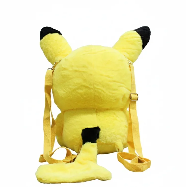 Sevimli Peluş Pikachu Sırt Çantası Çocuklar için Rahat ve Şık