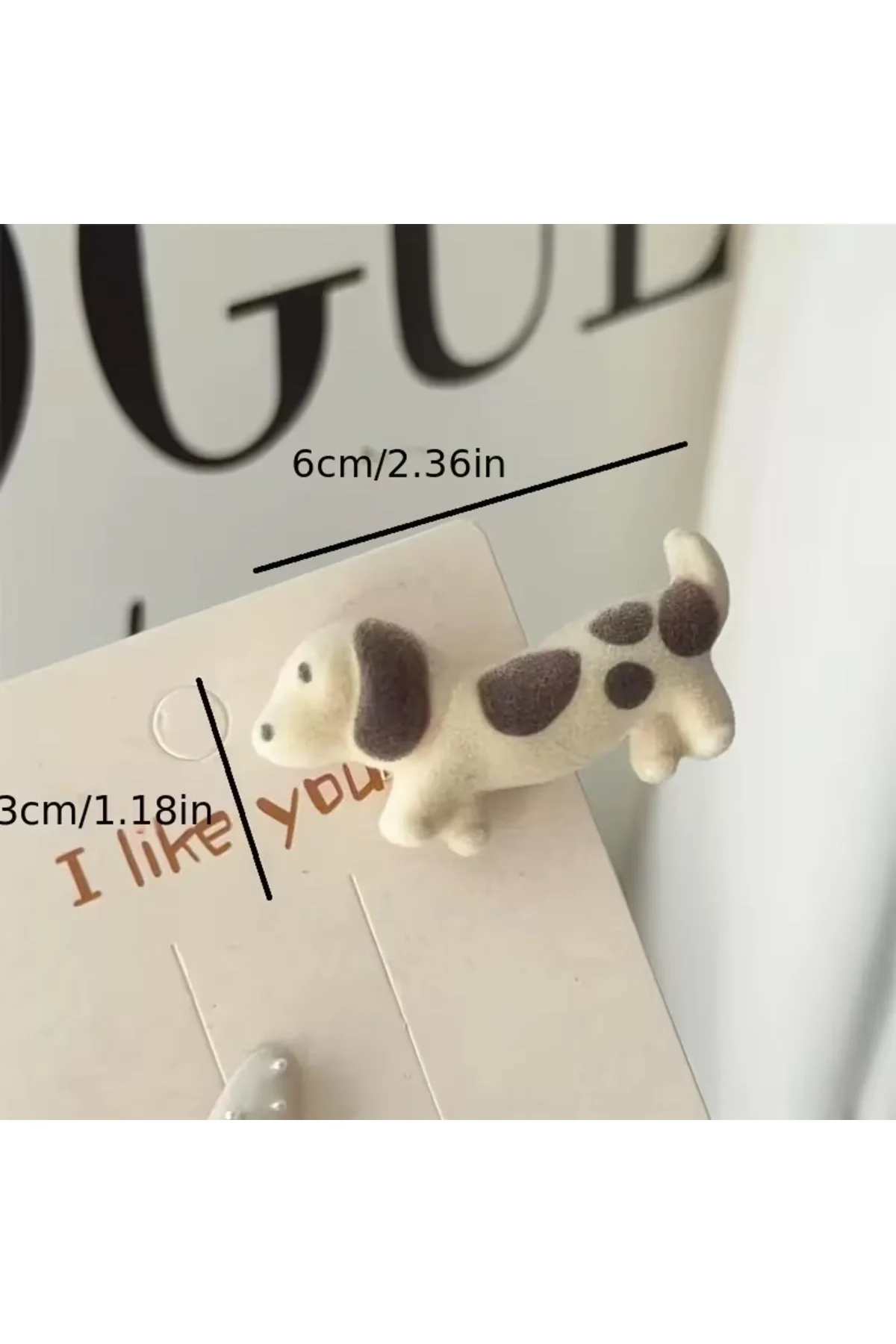 Sevimli Peluş Sosis Köpek Tasarımlı Kadife Dokulu Yan Toka / Saç Tokası Seti Sevimli Peluş Sosis Köpek Tasarımlı Kadife Dokulu Yan Toka / Saç Tokası Seti - Görsel 5