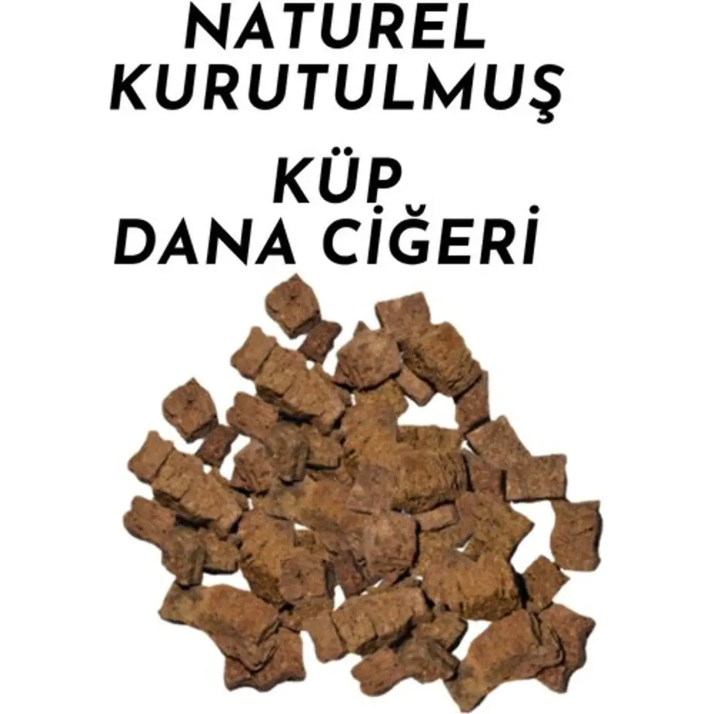 Sevimli Petstore Kurutulmuş Küp Dana Ciğeri 150 gr