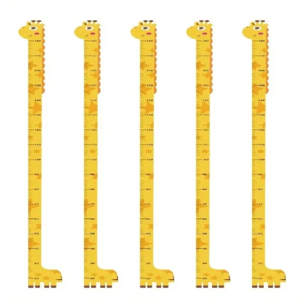Sevimli Sarı Zürafa Temalı Boy Ölçüsü Sticker