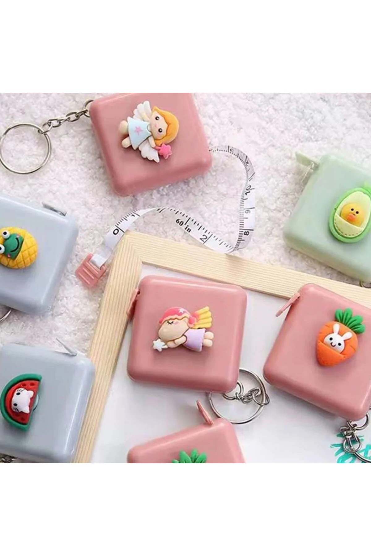 Sevimli Stickerlı Anahtarlık – 150cm Uzunluk | Şık & Pratik Tasar