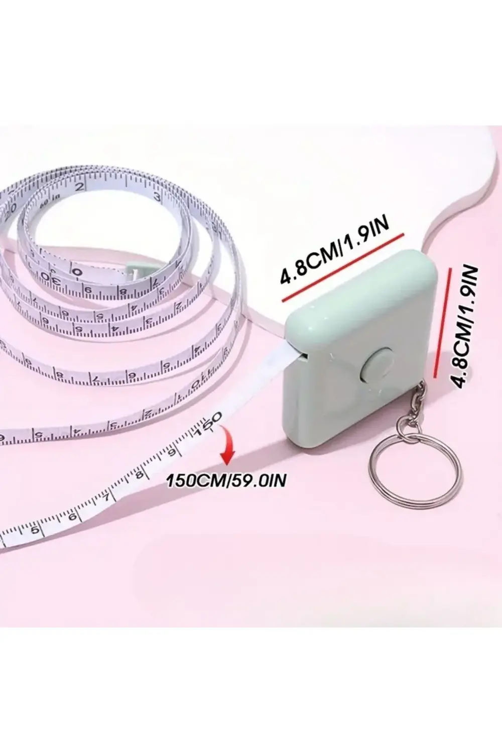 Sevimli Stickerlı Anahtarlık – 150cm Uzunluk | Şık & Pratik Tasar