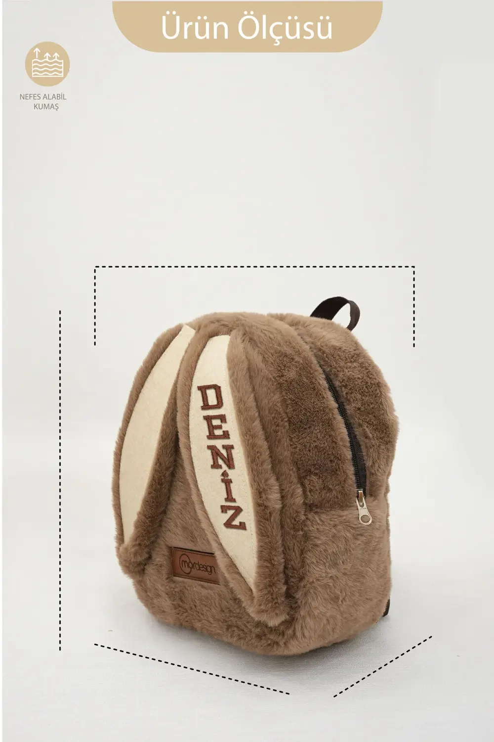Sevimli Tavşan Çocuk Sırt Çantası: Kreş Peluş Kumaş Çanta, (İSTED