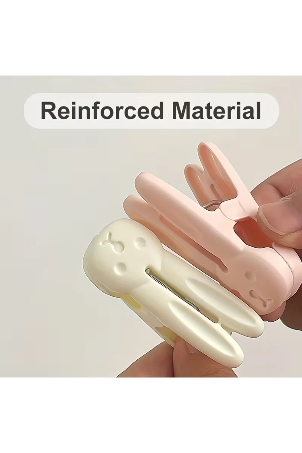 Sevimli Tavşan Figürlü Plastik Mandal Seti, Renkli ve Dekoratif Çamaşır Mandalı (12'li) Sevimli Tavşan Figürlü Plastik Mandal Seti, Renkli ve Dekoratif Çamaşır Mandalı (12'li) - Görsel 5