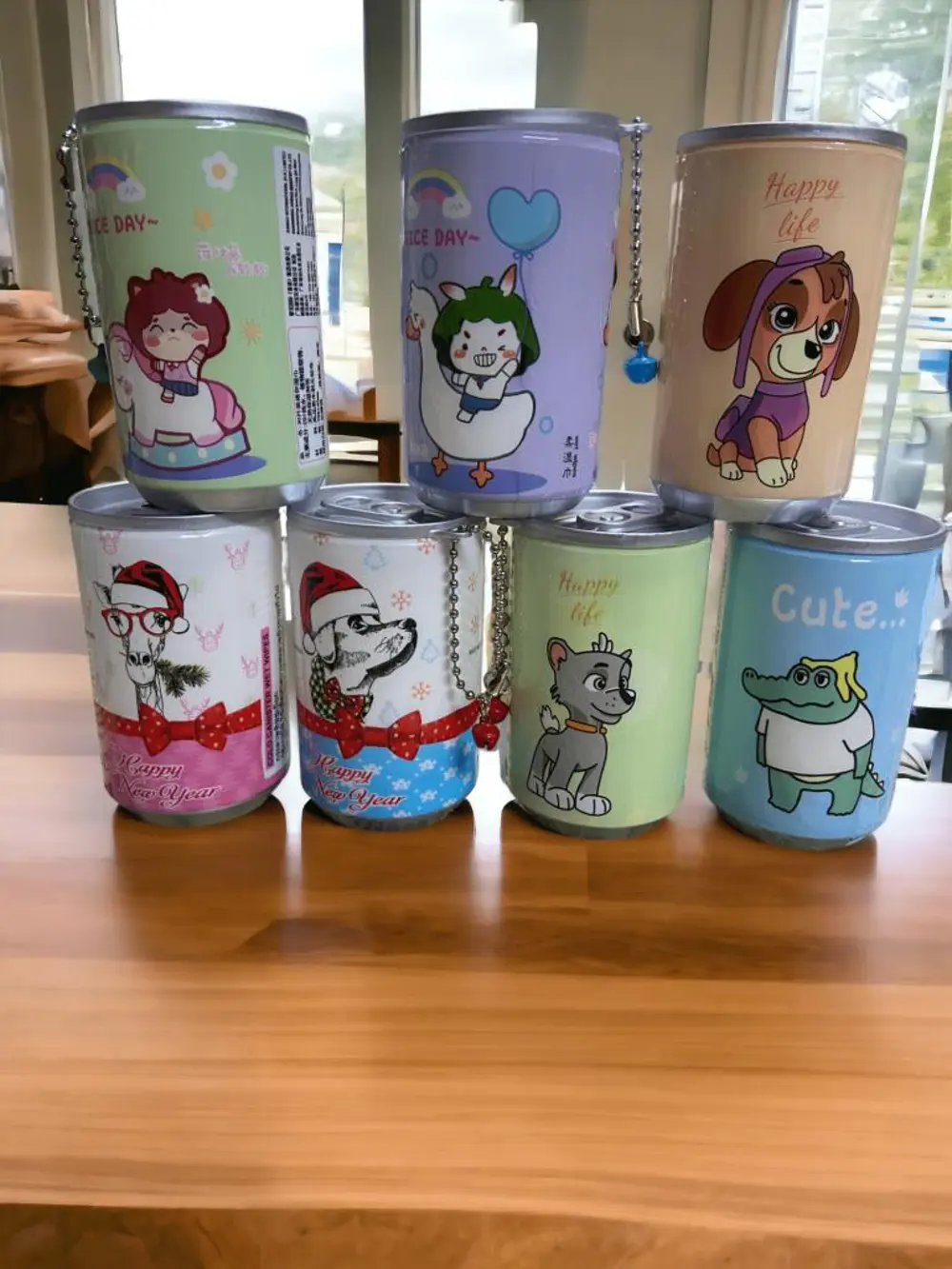 Sevimli Teneke Kutu Görünümlü Islak Mendil Anahtarlık Çanta Süsü 