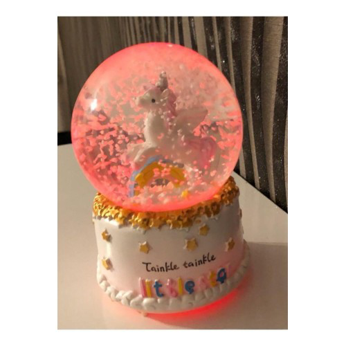 Acousticworld Sevimli Unicorn Kar Küresi