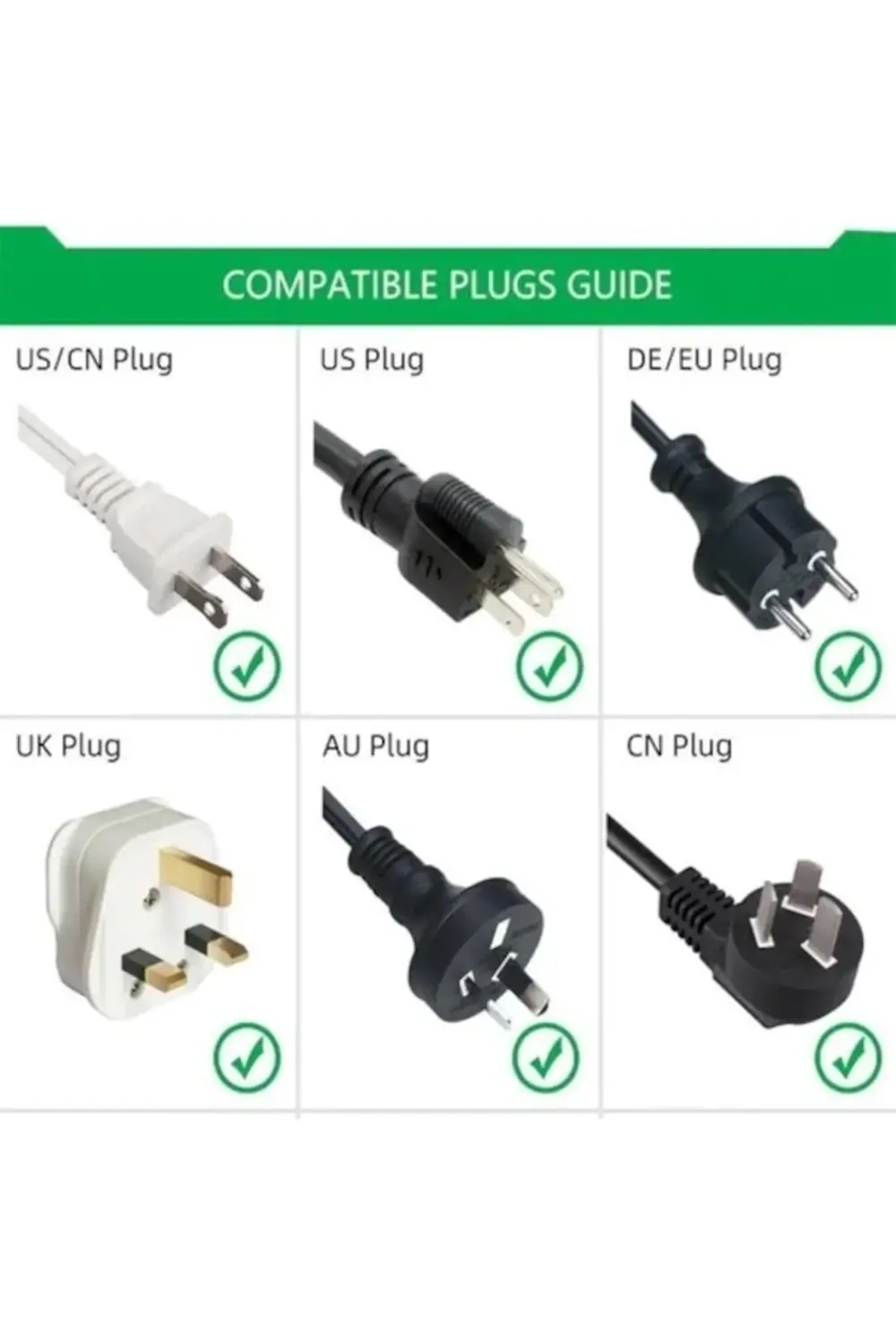 Seyahat Adaptörü Universal Türk Çevirici Siyah Beyaz 16a Priz Çev