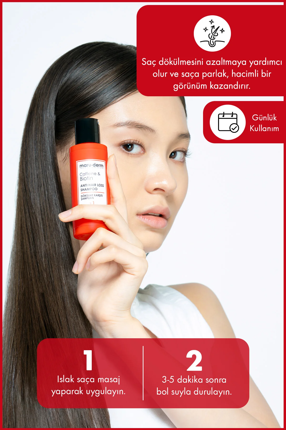 Seyahat Boy - Maruderm Saç Dökülme Karşıtı Sülfatsız Şampuan 100 