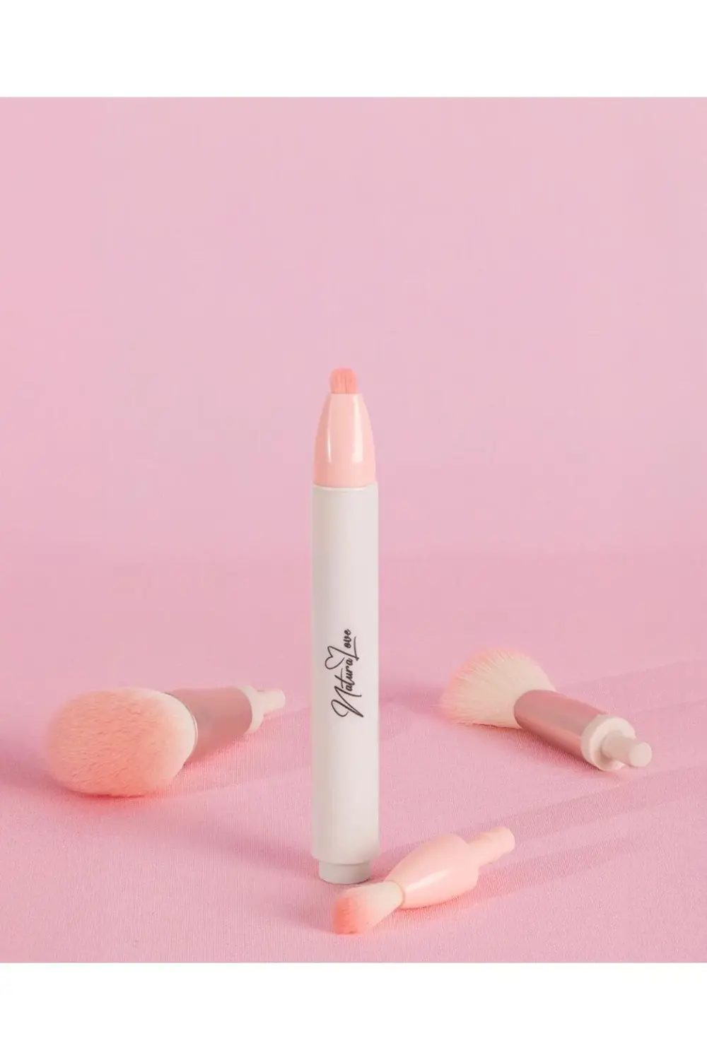 SEYAHAT İÇİN MAKYAJ FIRÇASI SETİ 4 LÜ NATURALOVE