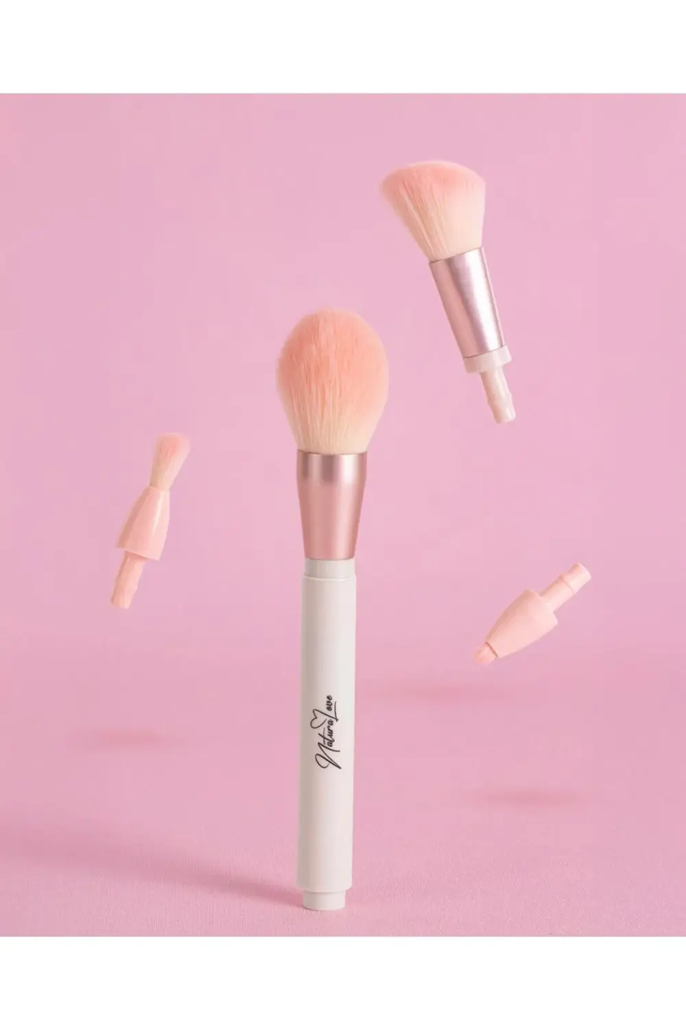 SEYAHAT İÇİN MAKYAJ FIRÇASI SETİ 4 LÜ NATURALOVE