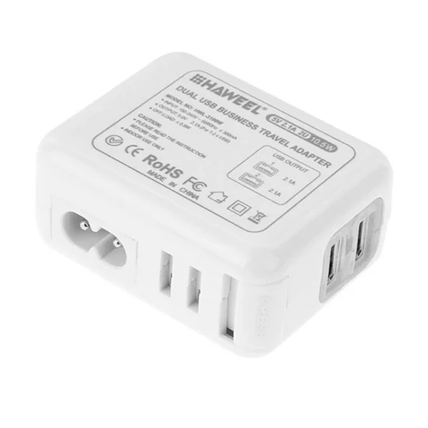 Seyahat Şarj Adaptörü & Lightning/Micro USB Kablo Seti - 150 Ülke Uyumlu