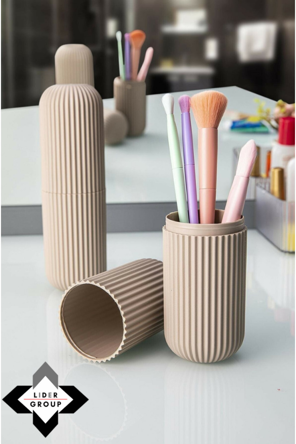 Seyahat Tipi Aksesuar Taşıma Ve Diş Fırçası Kabı