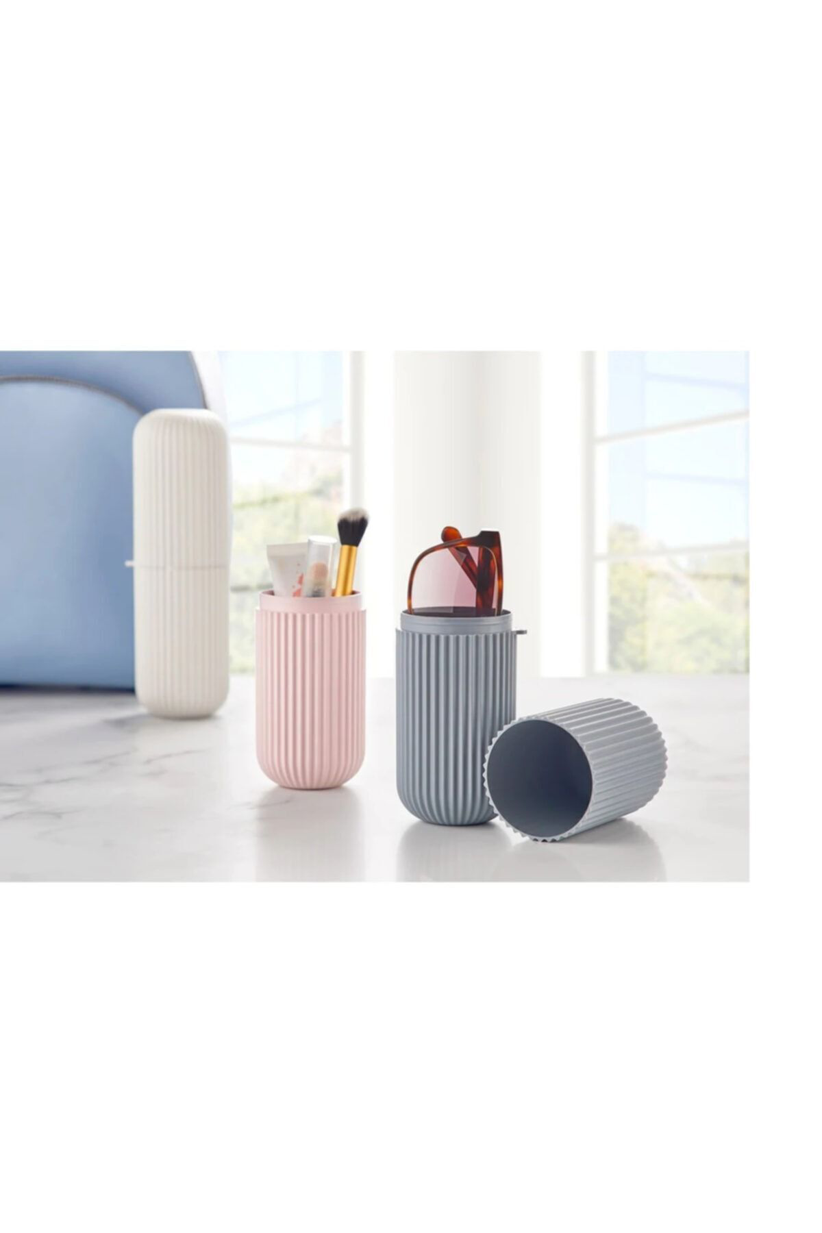 Seyahat Tipi Aksesuar Taşıma Kabı Gözlük Diş Macunu Saklama Kutus