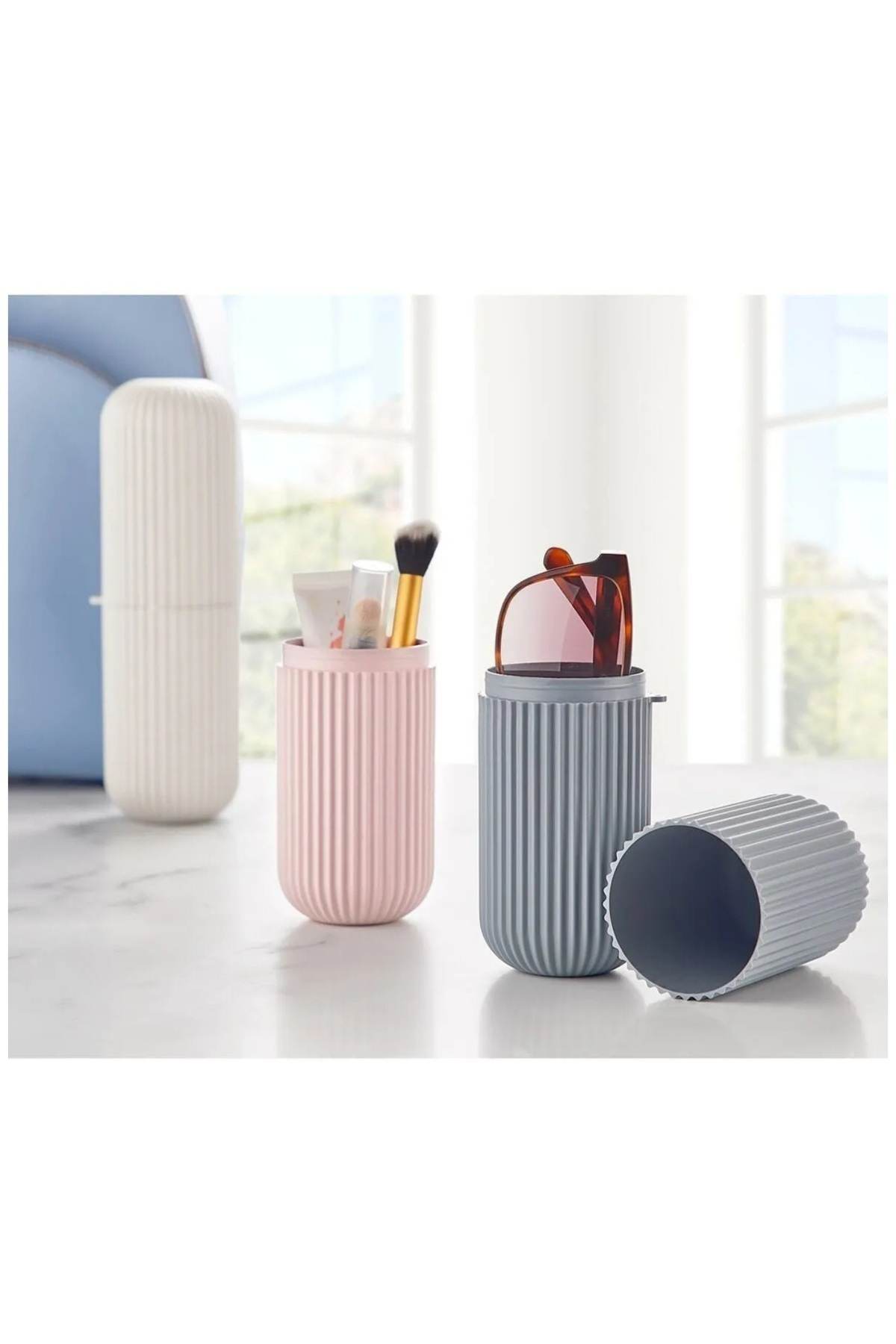 Seyahat Tipi Aksesuar Taşıma Kabı Gözlük Diş Macunu Saklama Kutus