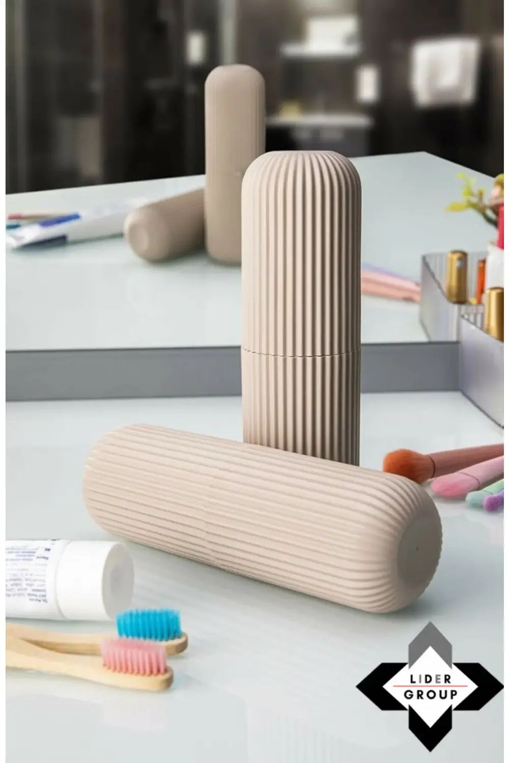 Seyahat Tipi Aksesuar Taşıma Ve Diş Fırçası Kabı