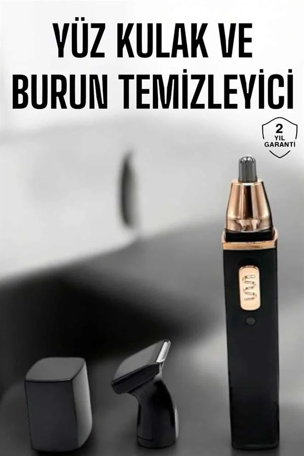 Seyahat Tipi Mini Taşınabilir Siyah Burun Kulak Yanak Kıl ve Tüy Temizleme Makinesi