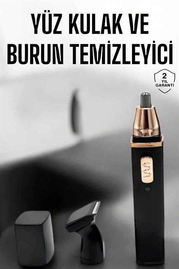 Seyahat Tipi Mini Taşınabilir Siyah Burun Kulak Yanak Kıl ve Tüy Temizleme Makinesi